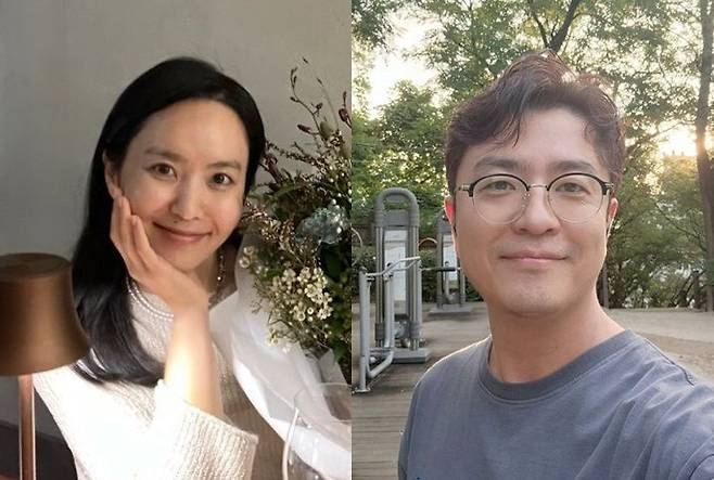 아나운서 출신 방송인 박지윤, 최동석. [사진출처=박지윤, 최동석 인스타그램 캡처]