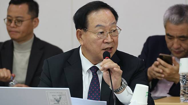 국방위원회 국정감사에서 질의하는 한기호 의원 2024.10.22 [자료사진제공:연합뉴스]