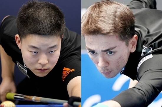 PBA를 대표하는 영건인 김영원(17)과 부락 하샤시(18)가 23일 열린 휴온스배PBA챔피언십 128강전에서 나란히 접전 끝에 승부치기로 패해 탈락했다. (사진=PBA)