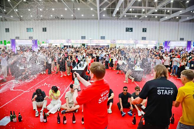 대전국제와인엑스포 스파클링 와인쇼. 대전관광공사 제공