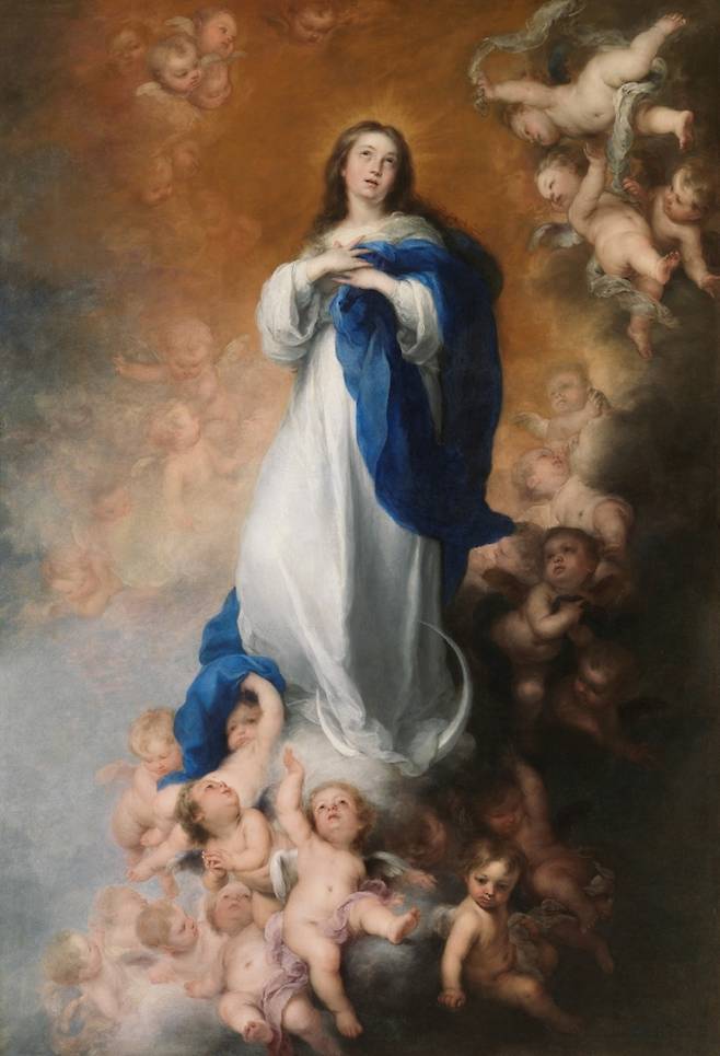 1660～1665. 무리요 作 <존자의 무염시태>(The Immaculate Conception of Los Venerables). ⓒ Museo del Prado