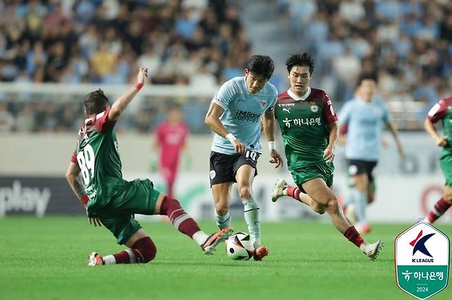 [서울=뉴시스] 프로축구 K리그1 대구FC의 고재현. (사진=한국프로축구연맹 제공) *재판매 및 DB 금지