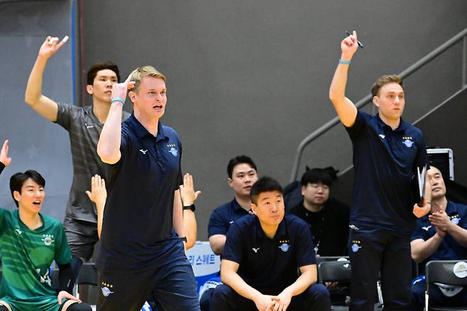 대한항공 토미 틸리카이넨 감독. KOVO 제공