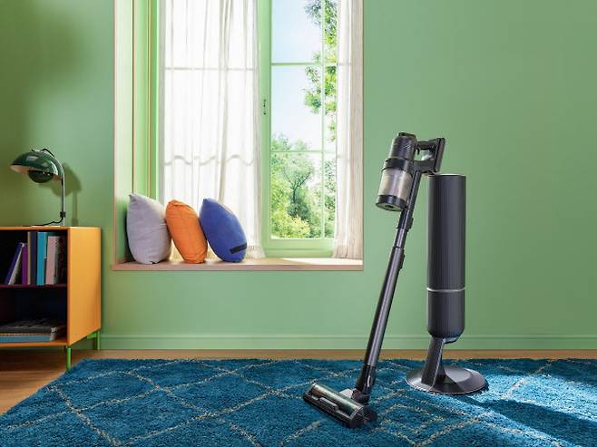 삼성전자 ‘비스포크 AI 제트’ 무선 스틱 청소기. (사진=삼성전자)