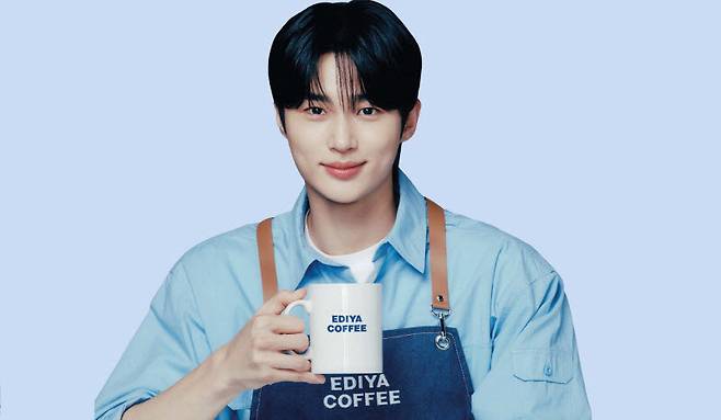배우 변우석을 내세운 이디야커피 광고 캠페인 [뉴시스]