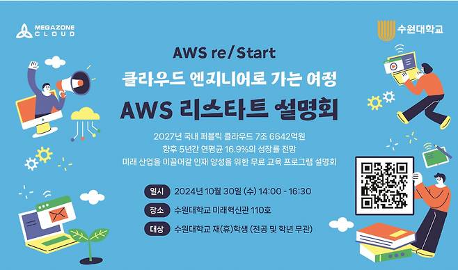 AWS 리스타트 설명회 포스터. [메가존클라우드 제공]