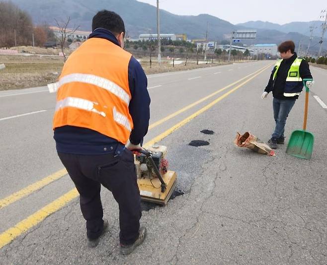 [함양=뉴시스] 함양군청 2024년 춘‧추계 도로정비 평가 *재판매 및 DB 금지 *재판매 및 DB 금지