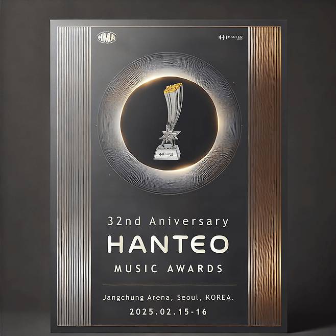 A promotional poster for this year's Hanteo Music Awards [HANTEO GLOBAL]