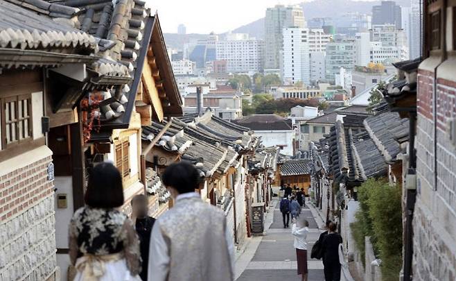 서울 종로구 북촌한옥마을.(사진=연합뉴스)