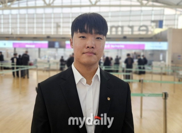 한화 이글스 정우주./인천공항=심혜진 기자