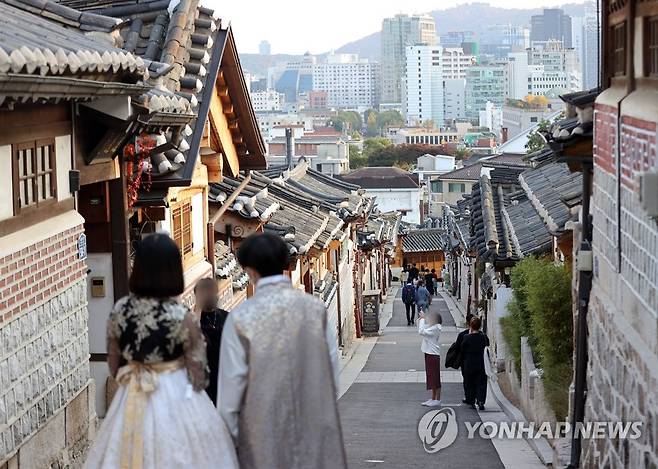 서울 종로구 북촌한옥마을 [연합뉴스 자료사진. 재판매 및 DB 금지]