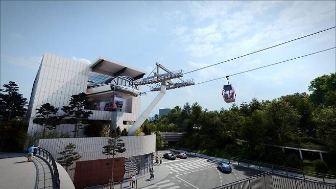 남산곤돌라 조성안 [서울시 제공]