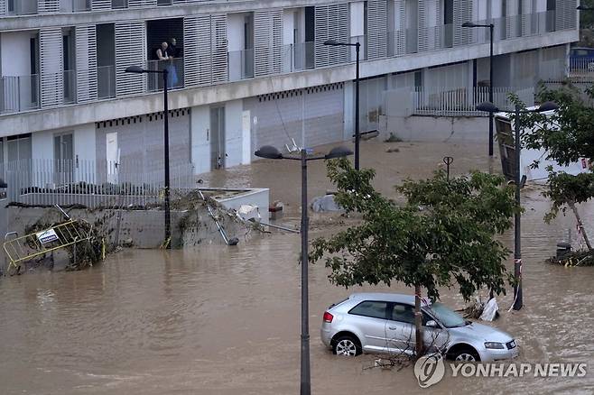 폭우로 잠김 스페인 발렌시아 [AP 연합뉴스]