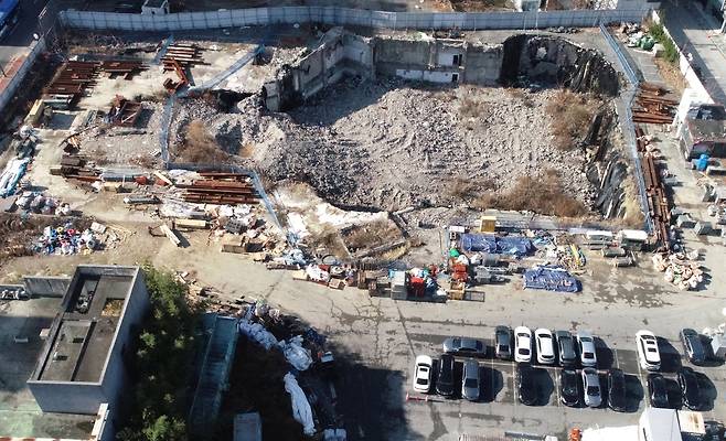 철거된 옛 호텔리베라 유성 부지 모습. /신현종 기자