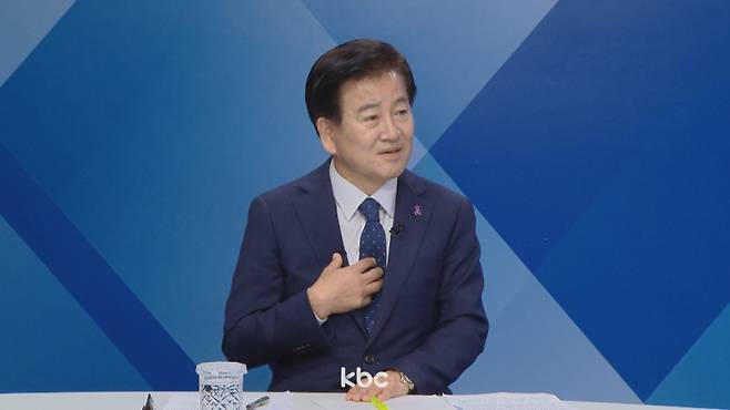 ▲ 31일 KBC '여의도초대석'에 출연한 정동영 의원