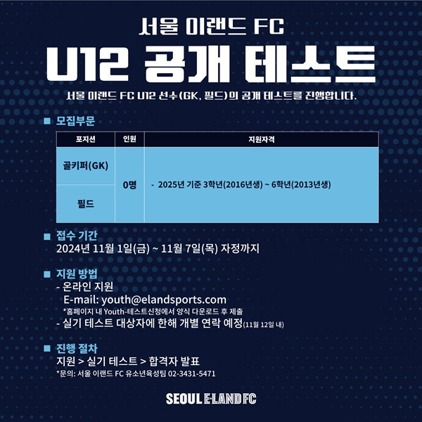 사진=서울 이랜드 FC 제공