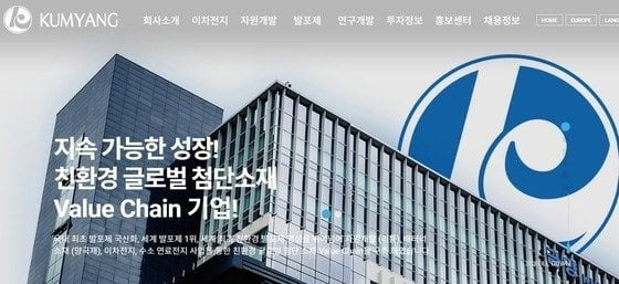 금양 홈페이지. /뉴스1