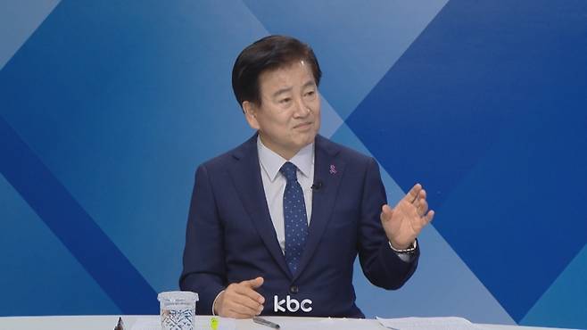 ▲ 31일 KBC '여의도초대석'에 출연한 정동영 더불어민주당 의원 