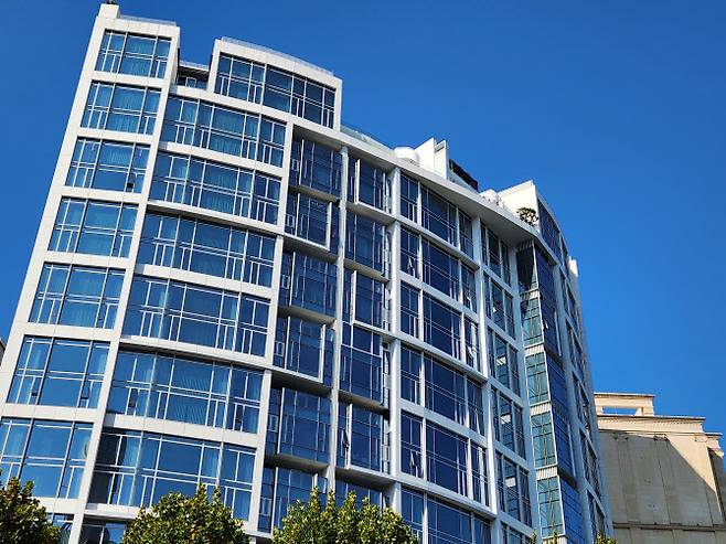 강남구 청담동 ‘더 펜트하우스 청담’ 전경 (사진=이데일리 이배운 기자)