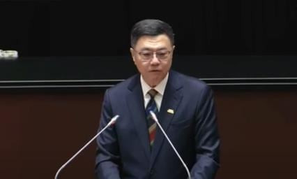 줘룽타이 대만 행정원장이 10월29일 입법원에 출석해 정부의 에너지 정책에 대해 설명하고 있다. /Formosa TV 캡처