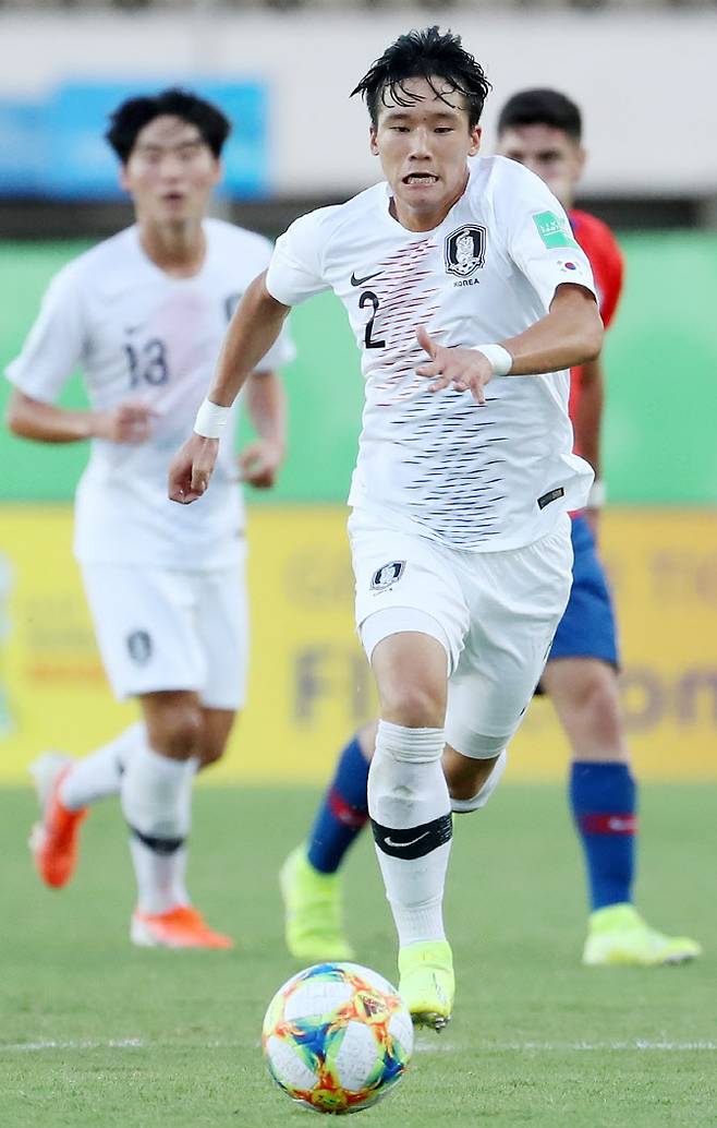 2019년 U-17 월드컵에 출전한 이태석 모습.(사진=연합뉴스)