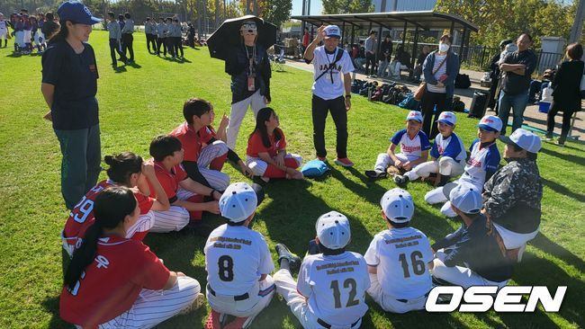 서울 금동초등학교가 참가한 ‘일본 아이치현 국제교류 티볼대회’ /OSEN DB