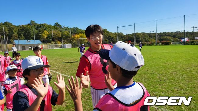 서울 금동초등학교가 참가한 ‘일본 아이치현 국제교류 티볼대회’ /OSEN DB