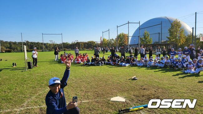 서울 금동초등학교가 참가한 ‘일본 아이치현 국제교류 티볼대회’ /OSEN DB