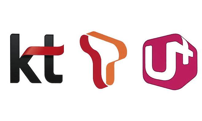 이동통신 3사 로고. 연합뉴스