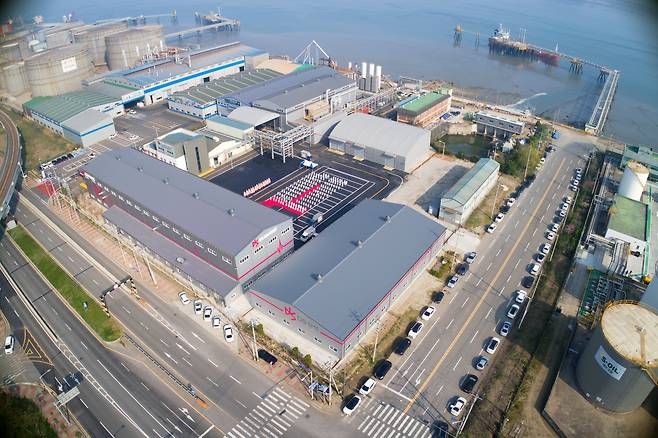 DS단석이 9일 전북 군산1공장 내 준공한 리튬이온배터리(LIB) 리사이클링 공장. /DS단석 제공