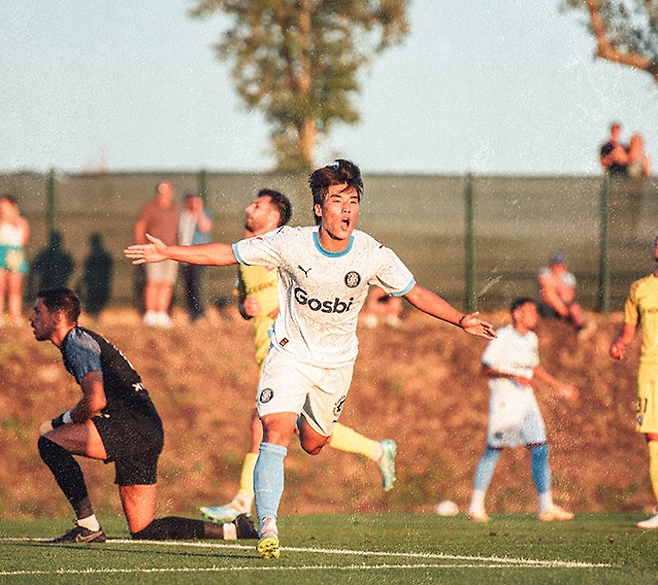 지로나 김민수. 사진=지로나 FC 공식 SNS