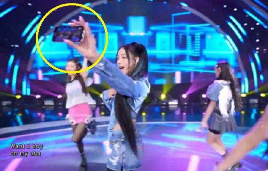 SBS ‘인기가요’ 뉴진스 무대의 한 장면. SBS 방송화면 캡처