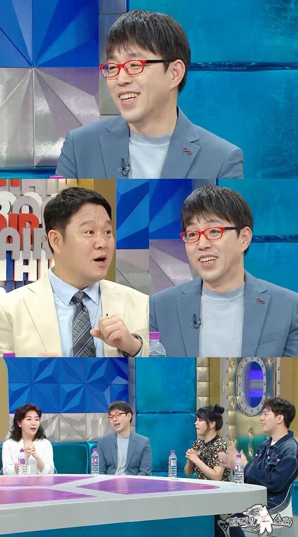 영화 평론가 이동진(맨 위)이 최근 '비겁핑'이라는 별명이 생겼다고 말한다. /MBC