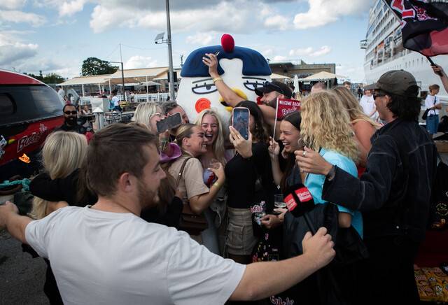 지난 8월 덴마크 수도인 코펜하겐에서 진행된 ‘불닭 스파이시 페리 파티’(Buldak Spicy Ferry Party). 삼양라운드스퀘어 제공