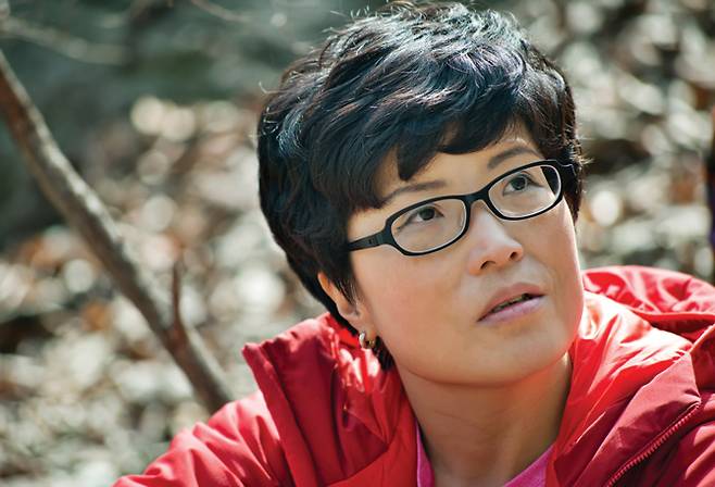 유옥준은 하드프리보다 리지등반을 더 좋아하는 산처녀다.