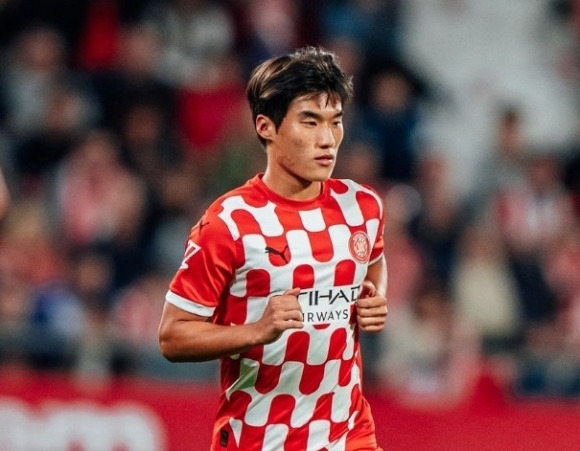 스페인 프로축구 지로나FC에서 뛰고 있는 김민수. 지로나FC SNS