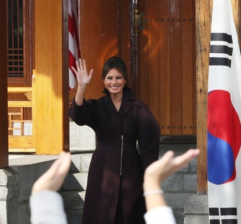 국빈 방한한 멜라니아 여사, 연합뉴스