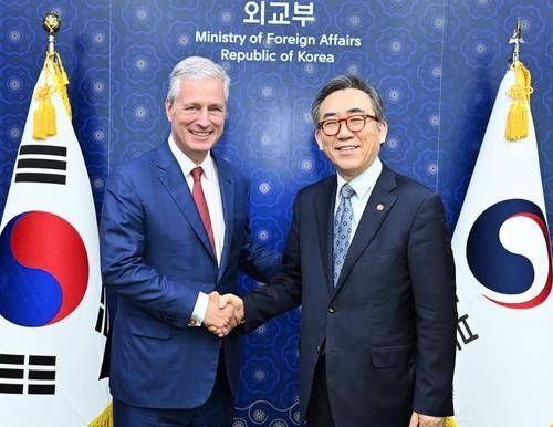 조태열, 오브라이언 전 미국 국가안보보좌관 면담
[외교부 제공. 재판매 및 DB 금지]
