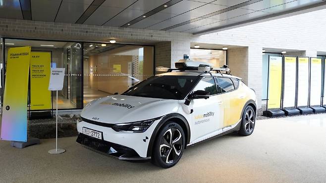 ◇카카오모빌리티의 자율 주행 택시. 사진제공=카카오모빌리티