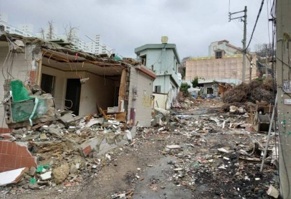 재개발 예정 지역.