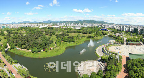 서울 올림픽공원 전경. (사진=산림청 제공)