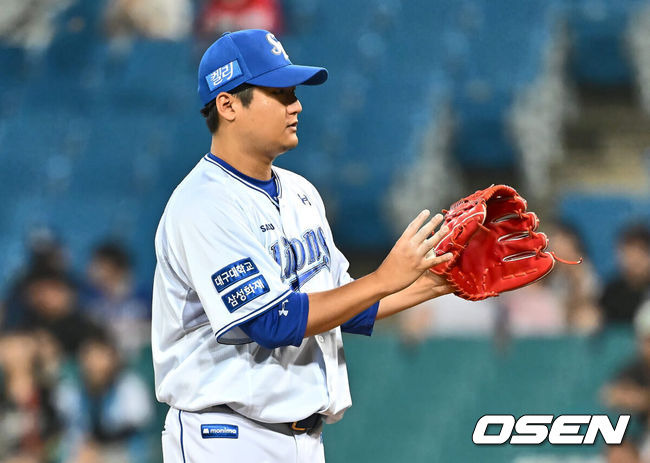 [OSEN=대구, 이석우 기자] 삼성 라이온즈 최지광 002 2024.06.19 / foto0307@osen.co.kr