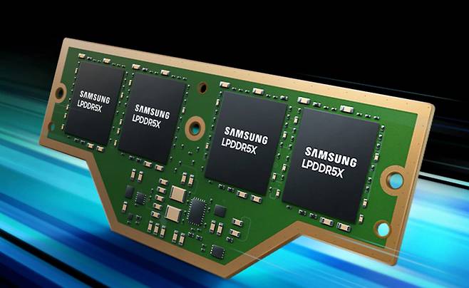 삼성전자가 지난해 9월 업계 최초로 개발한 LPDDR5X 기반 LPCAMM2 이미지. [삼성전자 홈페이지]