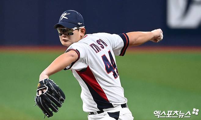 일본 언론 '코코카라 넥스트'가 8일 2024 WBSC 프리미어12 한국 대표팀에 선발된 투수 김서현을 주목했다. 사진 엑스포츠뉴스 DB