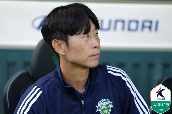 전북현대의 김두현 감독. 사진┃한국프로축구연맹