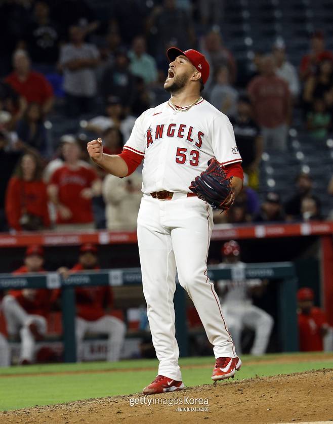 LA 에인절스 시절의 카를로스 에스테베스. 게티이미지