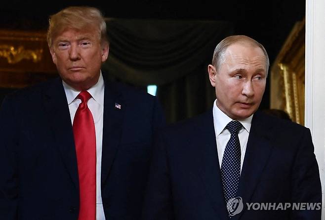 크렘린궁 "'푸틴·트럼프 통화' 美보도는 허구" [AFP=연합뉴스]
