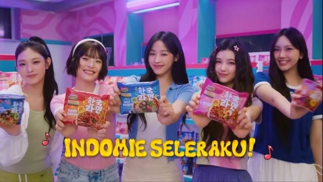 인도네시아 인도푸드의 인도미가 지난달 31일 출시한 ‘한국라면’ 3종 시리즈. 유튜브 캡처