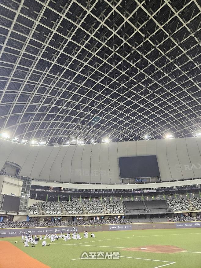 야구 대표팀이 12일 대만 타이베이돔에서 2024 세계야구소프트볼연맹(WBSC) 프리미어12 공식 훈련을 진행하고 있다. 타이베이 | 김동영 기자 raining99@sportsseoul.com