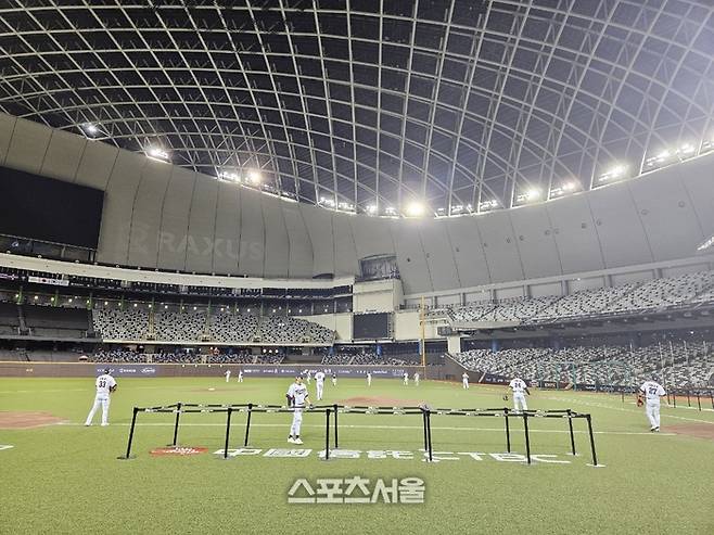 야구 대표팀이 12일 대만 타이베이돔에서 2024 세계야구소프트볼연맹(WBSC) 프리미어12 공식 훈련을 진행하고 있다. 타이베이 | 김동영 기자 raining99@sportsseoul.com